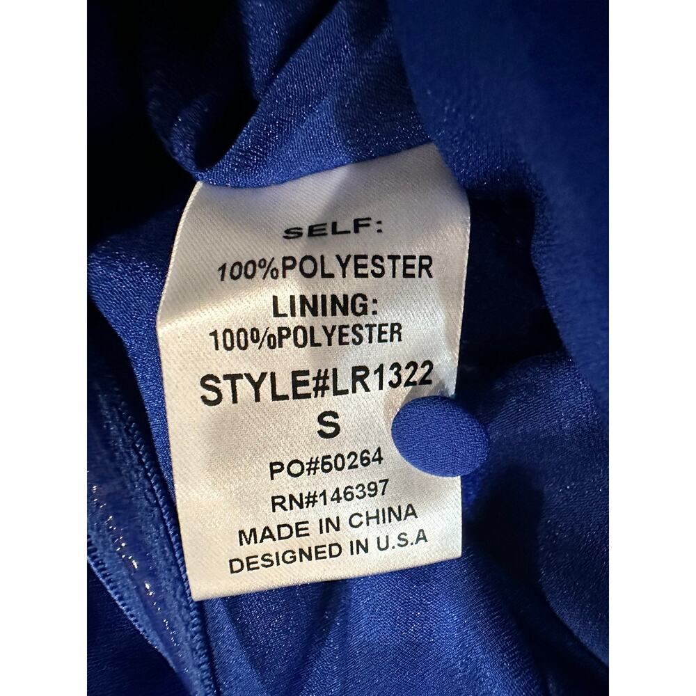 EB Luxe – Bold in Blue Jumpsuit – Royal Blue – Size Small - Picture 3 of 4
